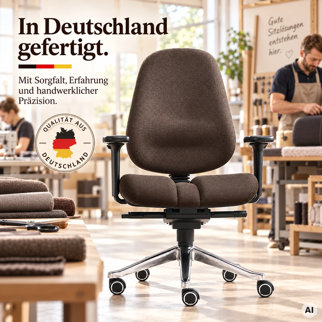 Mister Health - Erstklassiger Männer-Bürostuhl