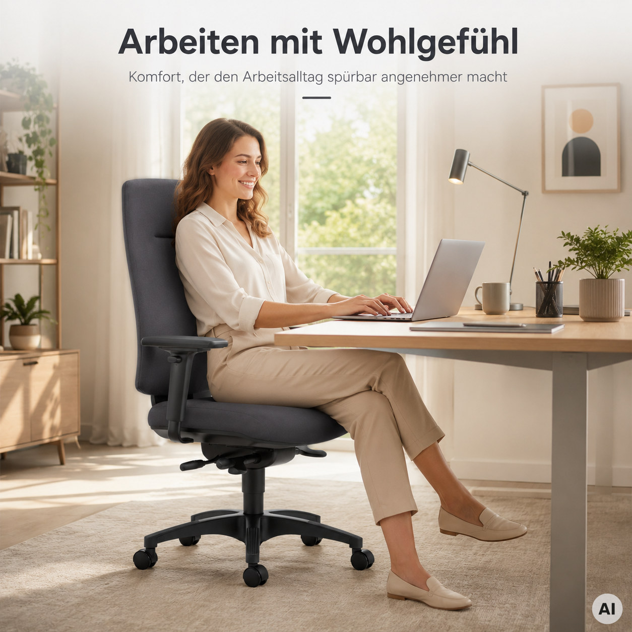 MyChair M - Ergonomischer Profi Home Office Bürostuhl