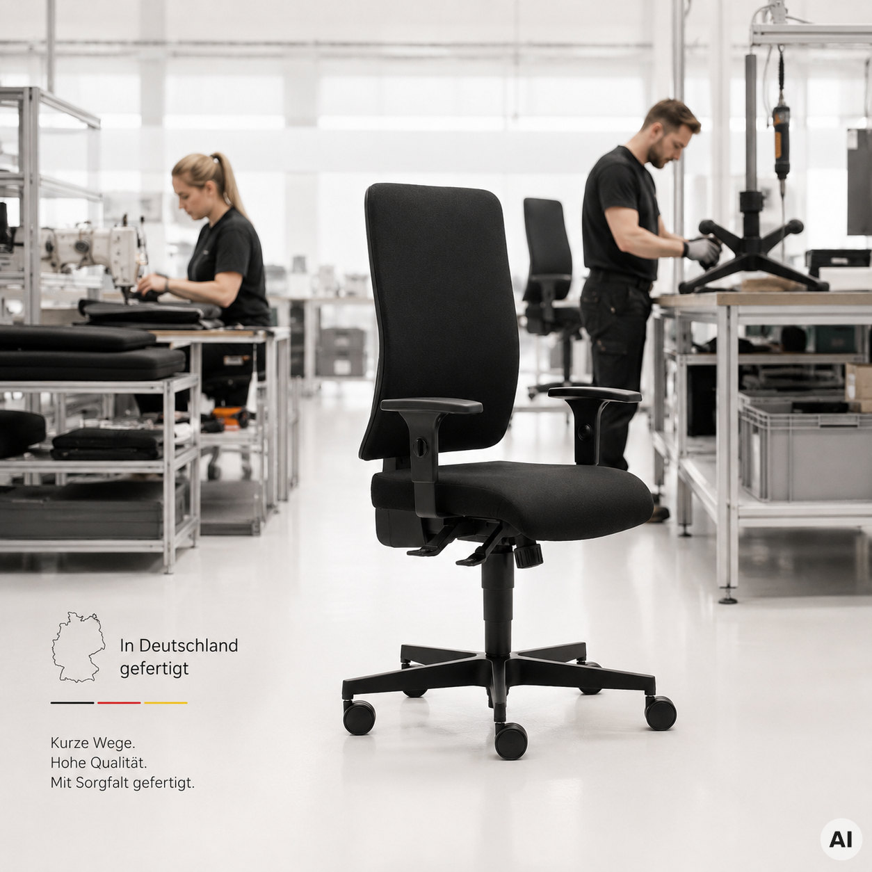 Straight Polster - Bürostuhl Allrounder