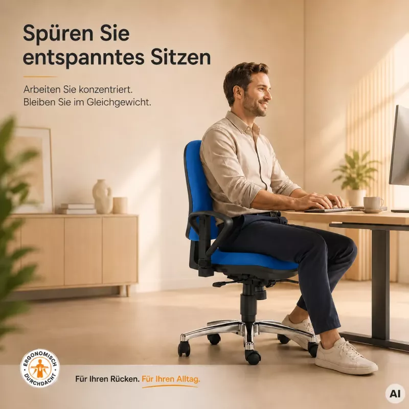 ULTRA - Bandscheiben-Drehstuhl
