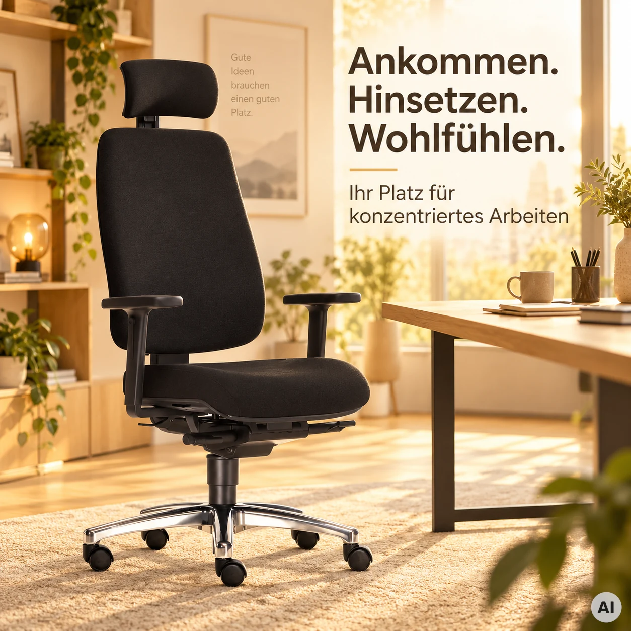 Spirit L mit Kopfstütze - Allrounder Bürostuhl