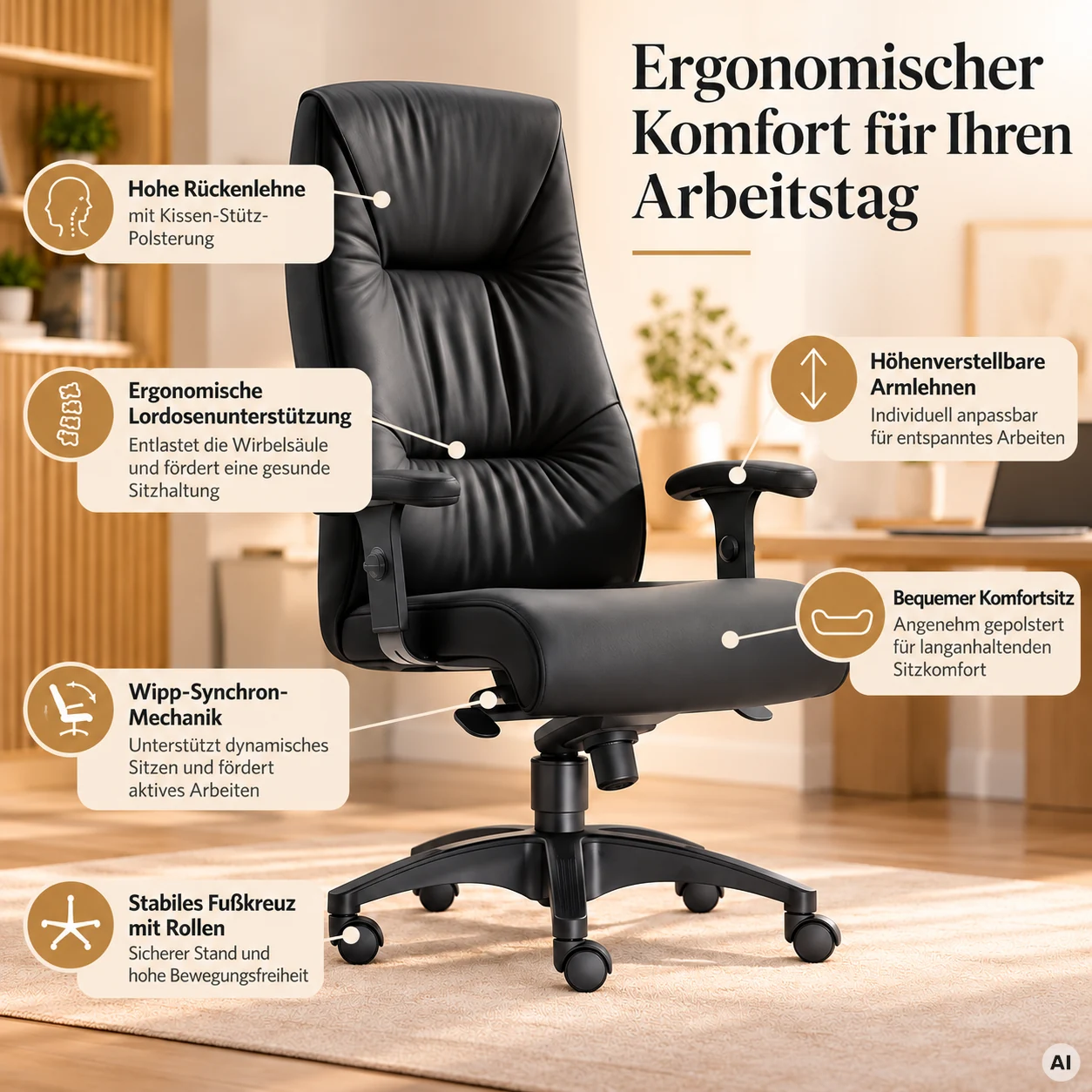 Hochlehner Turbo L - Chefsessel