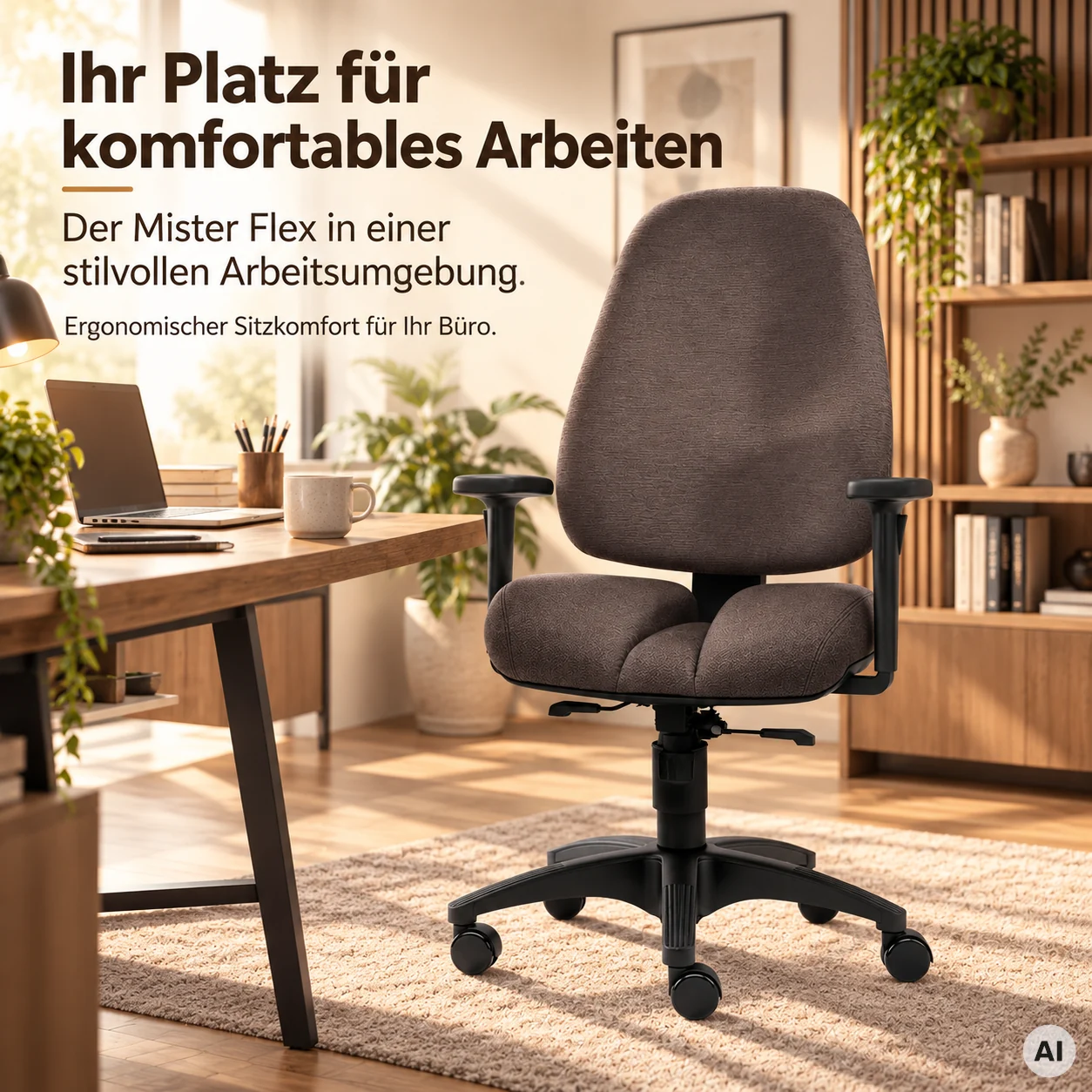 Mister Flex - Bürodrehstuhl speziell für Männer