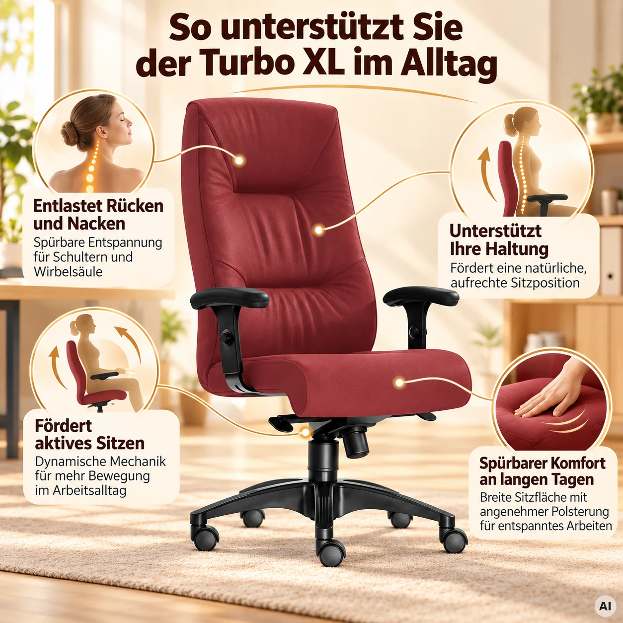 Hochlehner Turbo XL - XL Chefsessel