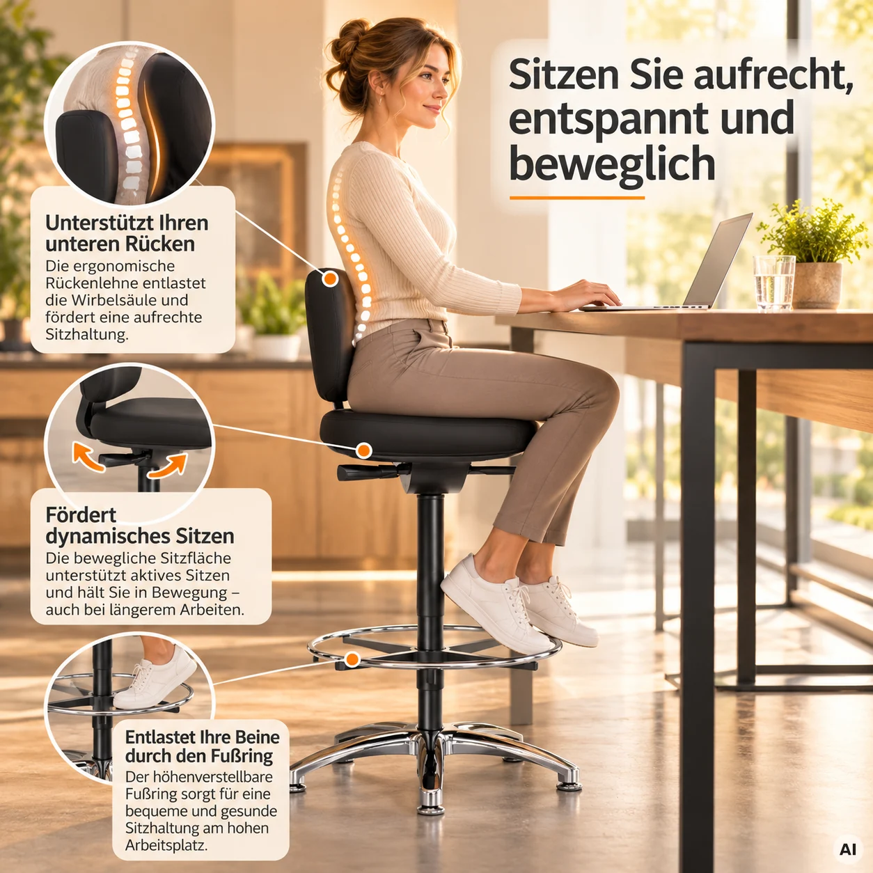Fire H - Optimaler Counterstuhl